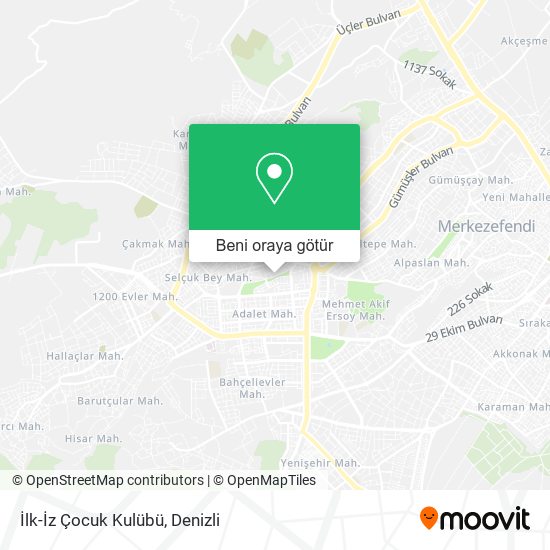 İlk-İz Çocuk Kulübü harita