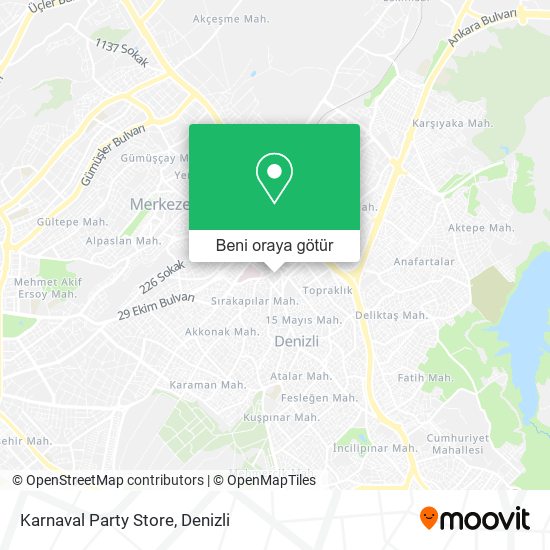 Karnaval Party Store harita