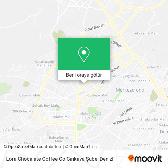 Lora Chocalate Coffee Co.Cinkaya Şube harita