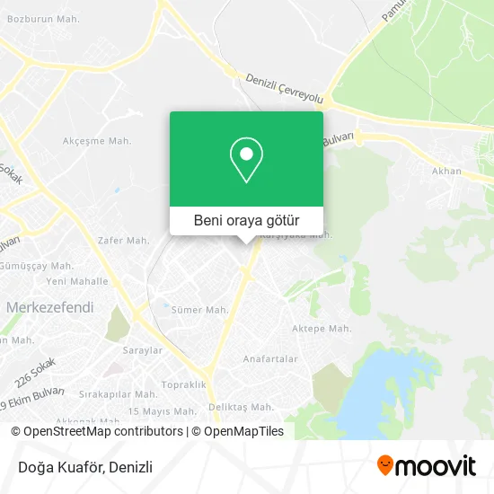 Doğa Kuaför harita