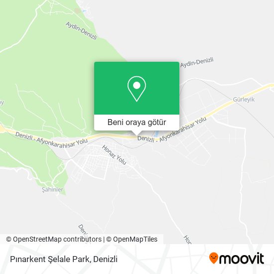 Pınarkent Şelale Park harita