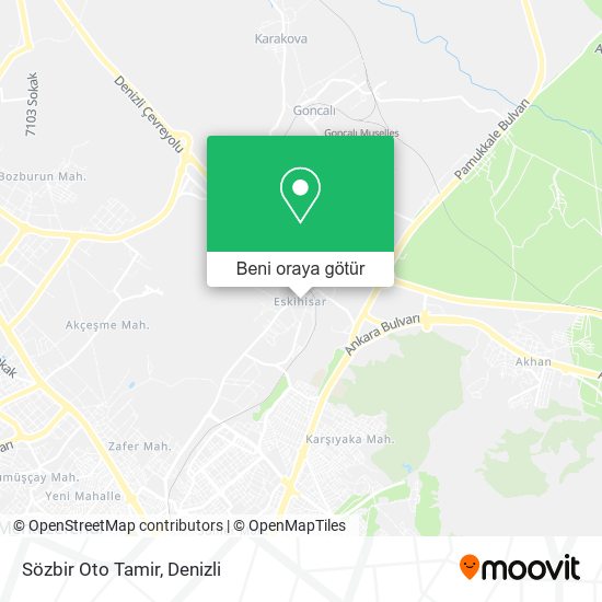 Sözbir Oto Tamir harita