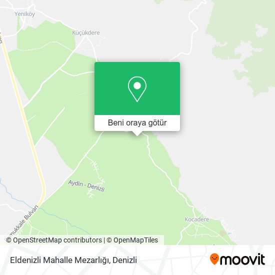 Eldenizli Mahalle Mezarlığı harita