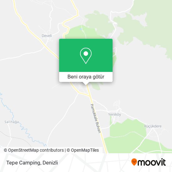 Tepe Camping harita