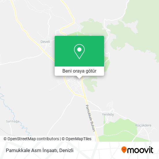 Pamukkale Asm İnşaatı harita