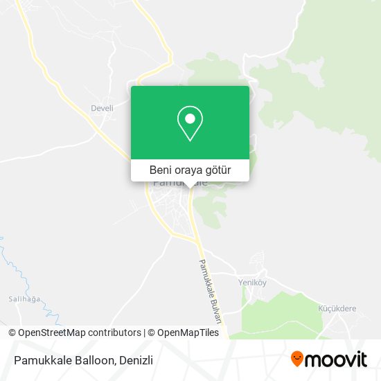 Pamukkale Balloon harita