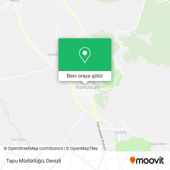 Tapu Müdürlüğü harita