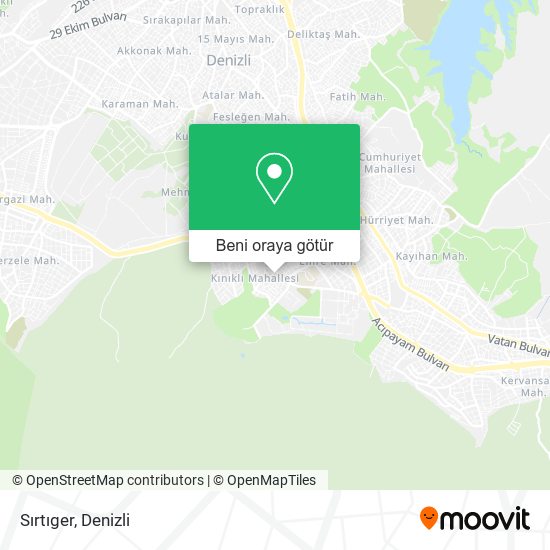Sırtıger harita