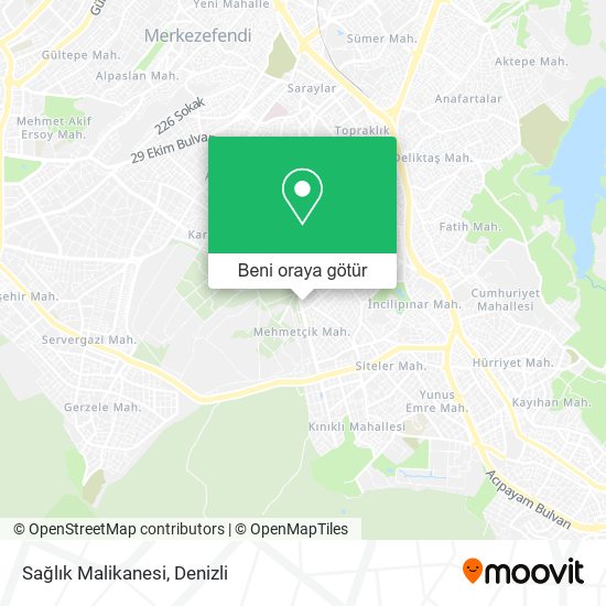 Sağlık Malikanesi harita