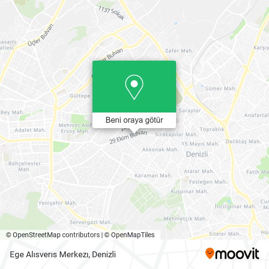 Ege Alısverıs Merkezı harita