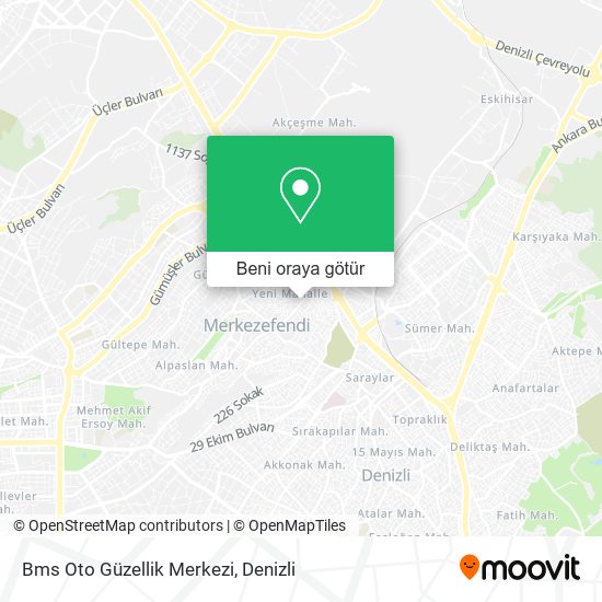 Bms Oto Güzellik Merkezi harita