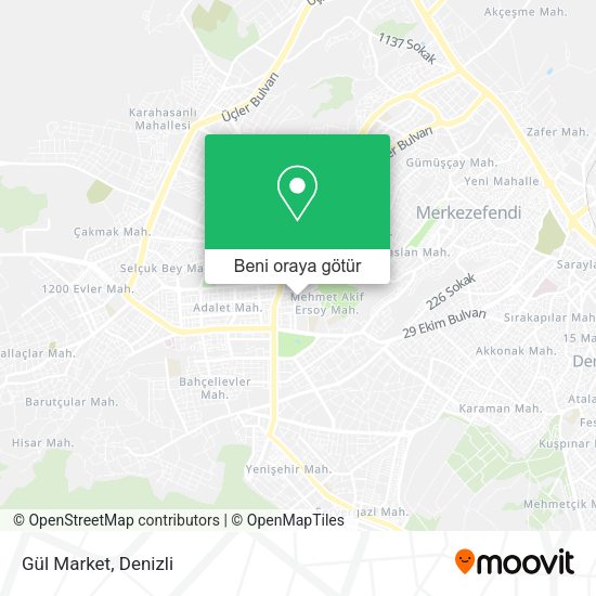 Gül Market harita