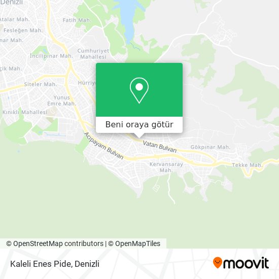 Kaleli Enes Pide harita
