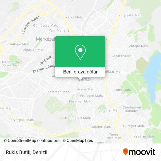 Rukiş Butik harita