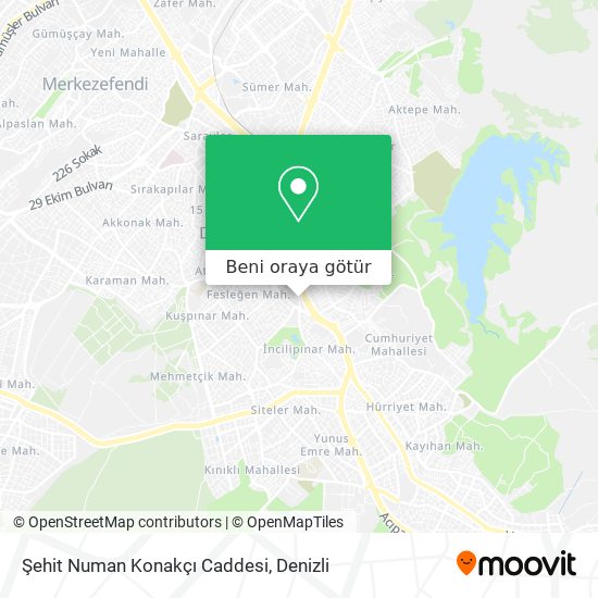 Şehit Numan Konakçı Caddesi harita