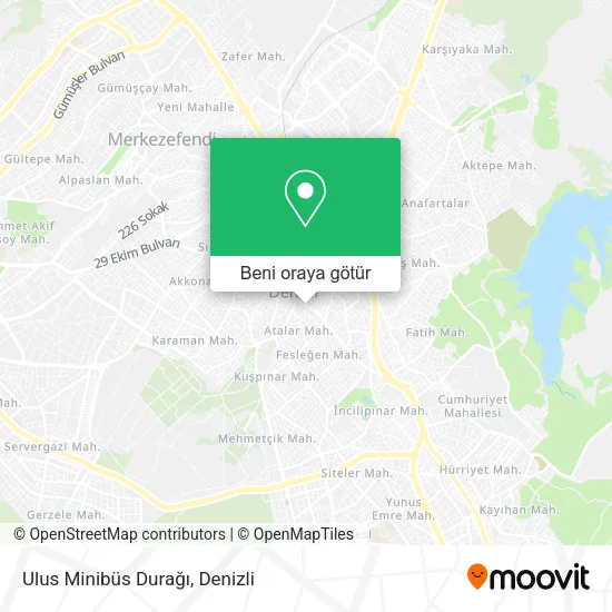 Ulus Minibüs Durağı harita