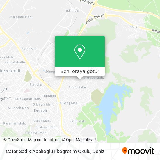 Cafer Sadık Abalıoğlu İlköğretim Okulu harita