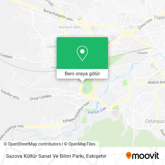Sazova Kültür Sanat Ve Bilim Parkı harita