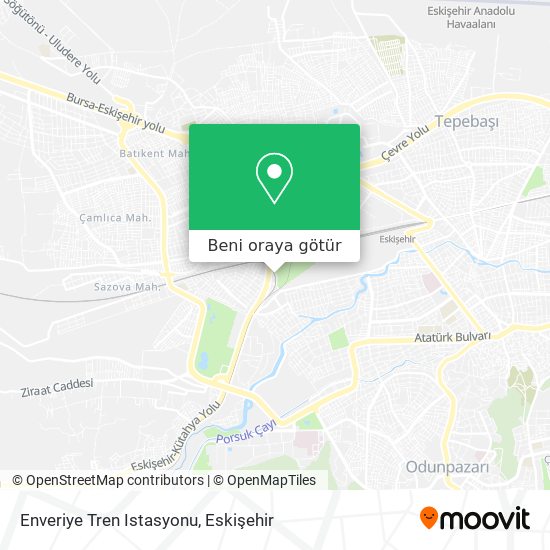 Enveriye Tren Istasyonu harita