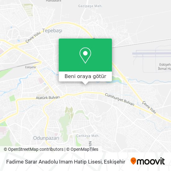 Fadime Sarar Anadolu Imam Hatip Lisesi harita