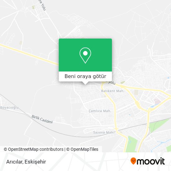 Arıcılar harita
