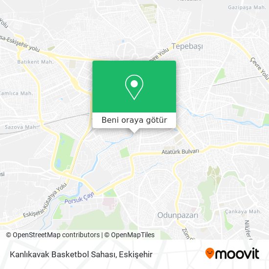 Kanlıkavak Basketbol Sahası harita