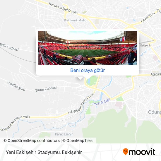 Yeni Eskişehir Stadyumu harita