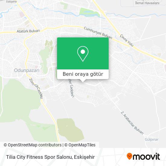 Tilia City Fitness Spor Salonu harita