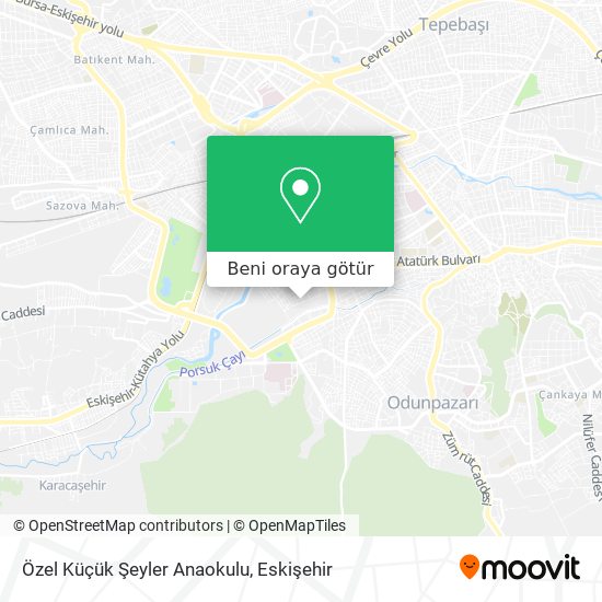 Özel Küçük Şeyler Anaokulu harita