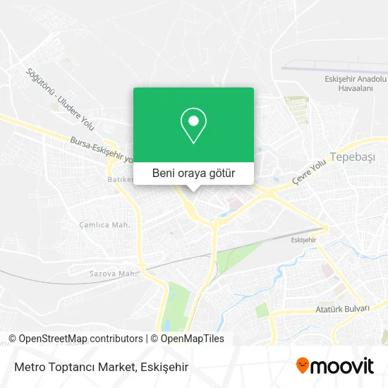 Metro Toptancı Market harita