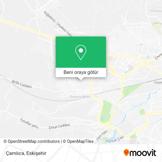 Çamlıca harita