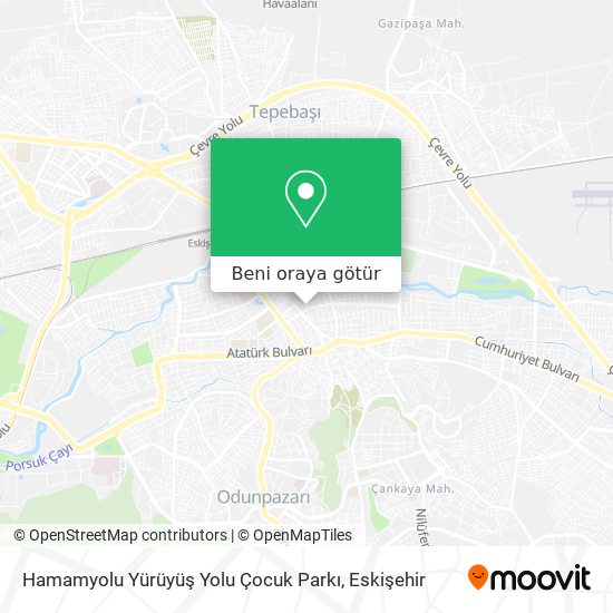 Hamamyolu Yürüyüş Yolu Çocuk Parkı harita
