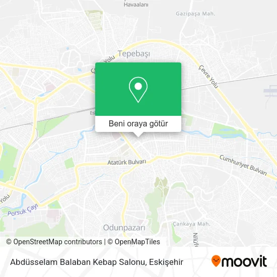 Abdüsselam Balaban Kebap Salonu harita