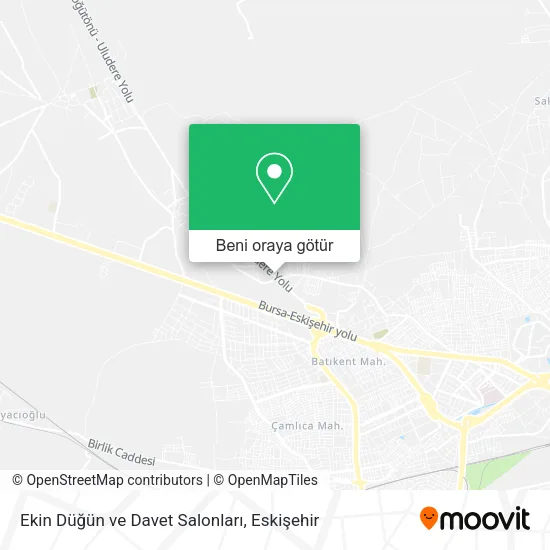 Ekin Düğün ve Davet Salonları harita
