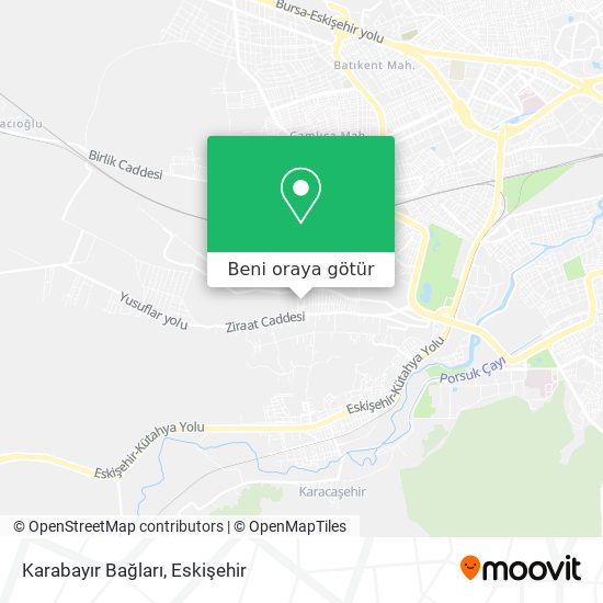 Karabayır Bağları harita