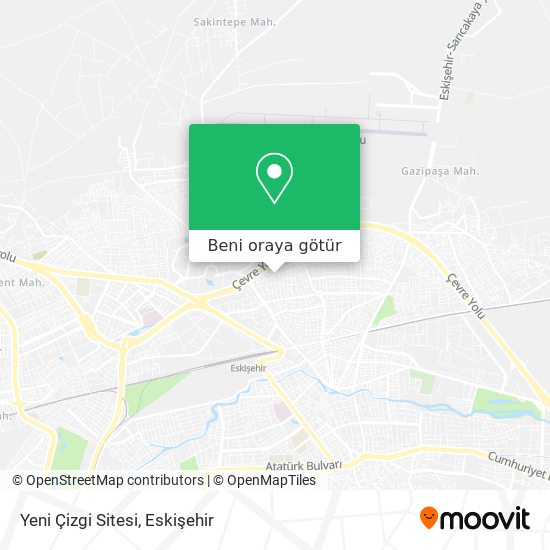 Yeni Çizgi Sitesi harita