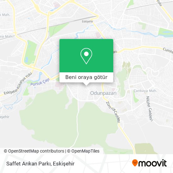 Saffet Arıkan Parkı harita