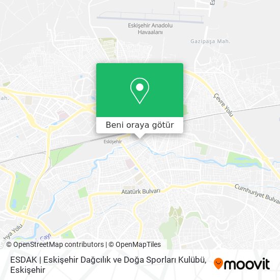 ESDAK | Eskişehir Dağcılık ve Doğa Sporları Kulübü harita