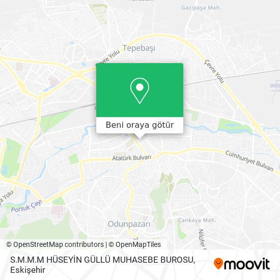 S.M.M.M HÜSEYİN GÜLLÜ MUHASEBE BUROSU harita
