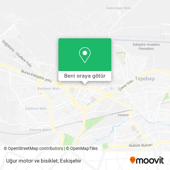 Uğur motor ve bisiklet harita