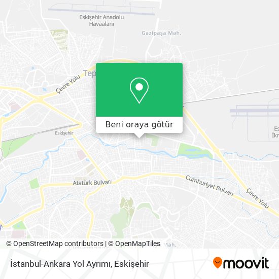 İstanbul-Ankara Yol Ayrımı harita