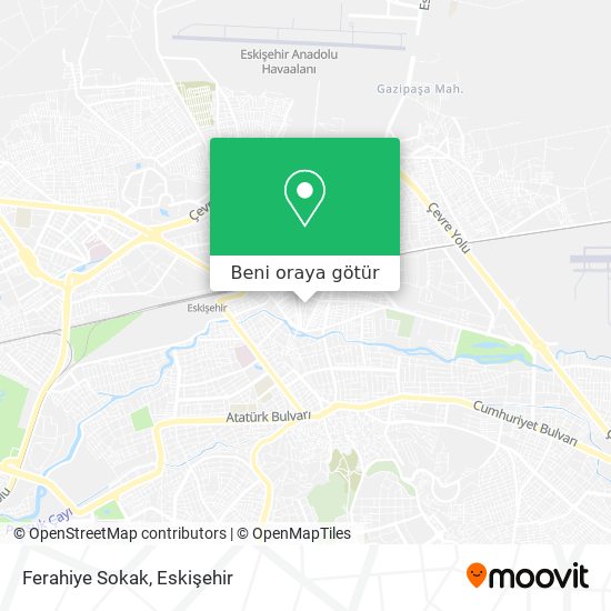 Ferahiye Sokak harita