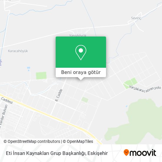 Eti İnsan Kaynakları Grup Başkanlığı harita