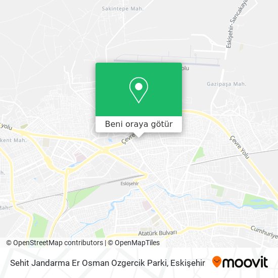 Sehit Jandarma Er Osman Ozgercik Parki harita