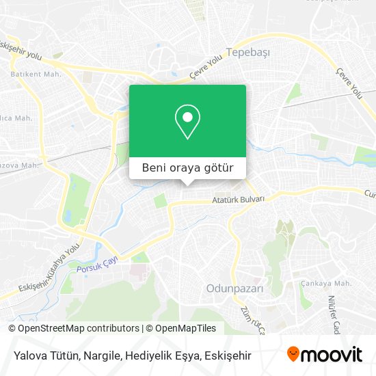 Yalova Tütün, Nargile, Hediyelik Eşya harita