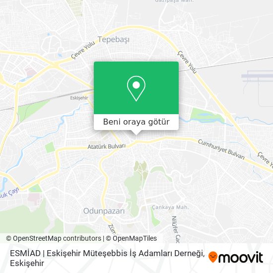 ESMİAD | Eskişehir Müteşebbis İş Adamları Derneği harita