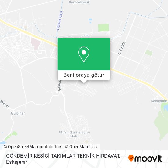 GÖKDEMİR KESİCİ TAKIMLAR TEKNİK HIRDAVAT harita