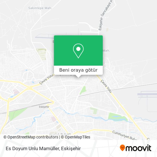 Es Doyum Unlu Mamüller harita