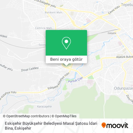 Eskişehir Büyükşehir Belediyesi Masal Şatosu İdari Bina harita