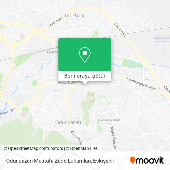 Odunpazari Mustafa Zade Lokumlari harita